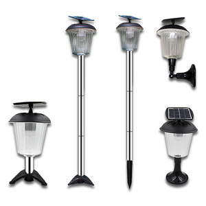 Solar Wall Lamp Led Outdoor Waterproof Garden <b>Light</b> For Yard Patio With Solar <b>Panel</b> 6V DC - Product Image 3
