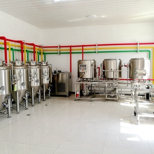Thương mại 304 thép không gỉ <span class=keywords><strong>Micro</strong></span> mini bia thủ công hệ thống thiết bị sản xuất bia 200L - Product Image 6