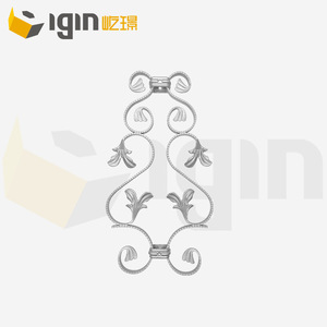 Aluminum Art Staircase Head <b>Post</b> 25x25mm European Style Garden Decoration Flower Railing Accessory - Product Image 1