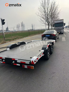 Xe Hauler thể thao xe giao thông vận tải Trailer thủy lực nâng Trailer đua xe tàu sân bay gấp tailboard kèm theo hộp traile - Product Image 5