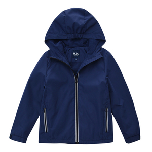 Nouveau design personnalisé, veste solide extérieure imperméable au vent pour adolescents et enfants à l'automne - Product Image 1