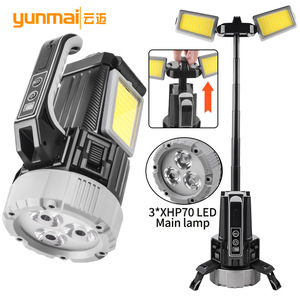 Lampe de camping portable Yunmai 3 Xhp70 Led avec perche télescopique, lampe torche haute intensité pour l'extérieur - Product Image 1