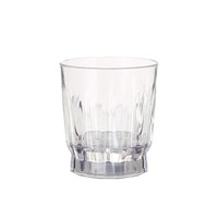 Accessoires de concert et de bar : Verre à vin lumineux LED coloré, octogonal, en acrylique, semi-fait main, avec effet de clignotement droit et motif floral.
