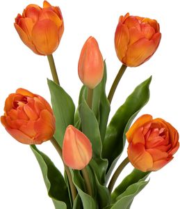 Ramo de Tulipanes Artificiales con Tacto de Goma Suave, Flor Artificial para Decoración de Interiores, Hogar, Navidad, Día de San Valentín - Product Image 2