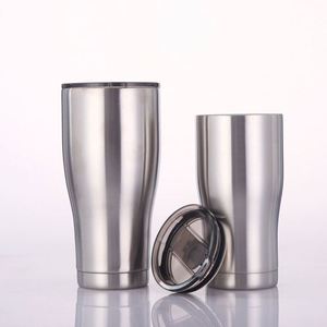 Gobelet à bière en acier inoxydable, forme cola, design classique, 20 oz, 30 oz, double paroi, isolé sous vide, écologique, pour le camping - Product Image 2