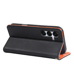 Étui de téléphone en cuir Offre Spéciale pour Samsung <span class=keywords><strong>Galaxy</strong></span> S25 Ultra S24 FE S23 Plus S22 S21 S20 portefeuille de béquille magnétique sacs de téléphone portable - Product Image 6