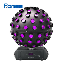 Lumière de boule magique tournante de la disco 5*18w RGBWA + UV 6in1 LED pour l'éclairage d'étape d'événement de club de DJ