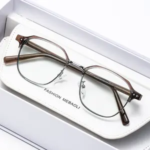 Vintage Inspired Classic Horn Rimmed Clear Lens Eyeglasses Anti Blue Light Blocking Glasses Computer Reading Glasses