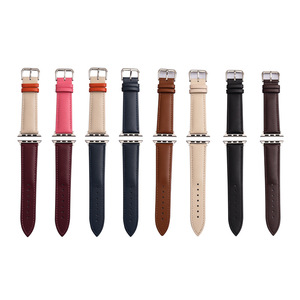 <span class=keywords><strong>Correa</strong></span> de Reloj de Cuero Genuino Suave para Hombre, Diseño de Lujo, Compatible con <span class=keywords><strong>Apple</strong></span> IWatch Series <span class=keywords><strong>SE</strong></span> 3 4 5 6 7 8 Ultra - Product Image 3
