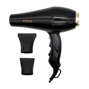 Secador de Cabelo Elétrico Rozia com Escova, Secador Profissional de Uma Etapa para Salão - Product Image 1