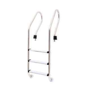 Échelle démontable d'escaliers de <span class=keywords><strong>piscine</strong></span> de station thermale souterraine de remplacement de logement extérieur résistant - Product Image 6