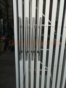 Tùy chỉnh thân thiện với môi có thể gập lại cửa hiển thị giá kéo ra hợp kim nhôm khung kim loại cho vật liệu xây dựng phòng triển lãm - Product Image 2