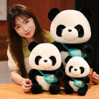 Peluche Panda Sac à Dos en Coton PP Super Doux Anti-Stress, Cadeau d'Anniversaire pour Enfants