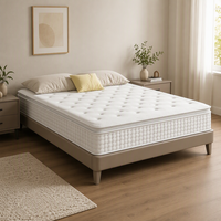 Matelas à ressorts ensachés compressé en rouleau, personnalisé pour la maison, la chambre et l'hôtel