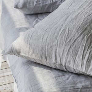 Parure de lit en lin, <span class=keywords><strong>draps</strong></span> plats en lin 100% lin pour lit Queen, ensemble de <span class=keywords><strong>draps</strong></span> en lin en gros, parure de lit personnalisée Queen King, respirante - Product Image 6