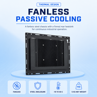 Panel PC Open Frame 19 Inci Intel Celeron J6412 1280x1024 IR Touch 12V DC Tanpa Kipas Baja VESA 100x100 Industrial