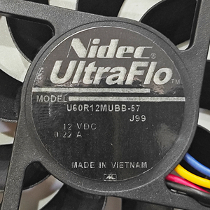 U60R12MUBB-57 Piezas de Ventilador de Refrigeración para Control Industrial, Equipo Eléctrico CNC - Product Image 3