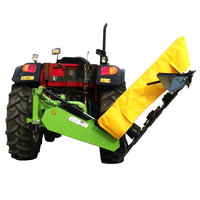 Tracteur agricole à attelage trois points, tondeuse à disques pour luzerne