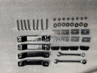 Tente de toit à coque en aluminium 230 x 152 cm, sac complet, coque E-coat, système de fixation scellé, axe neutre, OEM