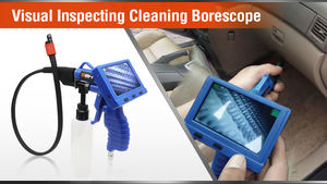 Endoscopio para limpieza de aire acondicionado de <span class=keywords><strong>coche</strong></span>, herramientas de limpieza de evaporadores de <span class=keywords><strong>coche</strong></span>, escáner OBD2, endoscopio para limpieza de coches, herramienta de cuidado y lavado de coches Elm327, pistola. - Product Image 3