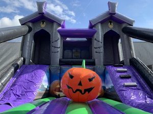 Castillo Inflable Multifuncional XL para Halloween, Casa Embrujada para Fiestas de Halloween - Product Image 4