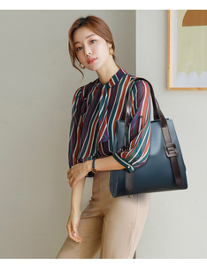 Casual Fashion Large Capacity Women's Single Shoulder <b>Bag</b> PU Tote Handbag Out Travel - Product Image 2