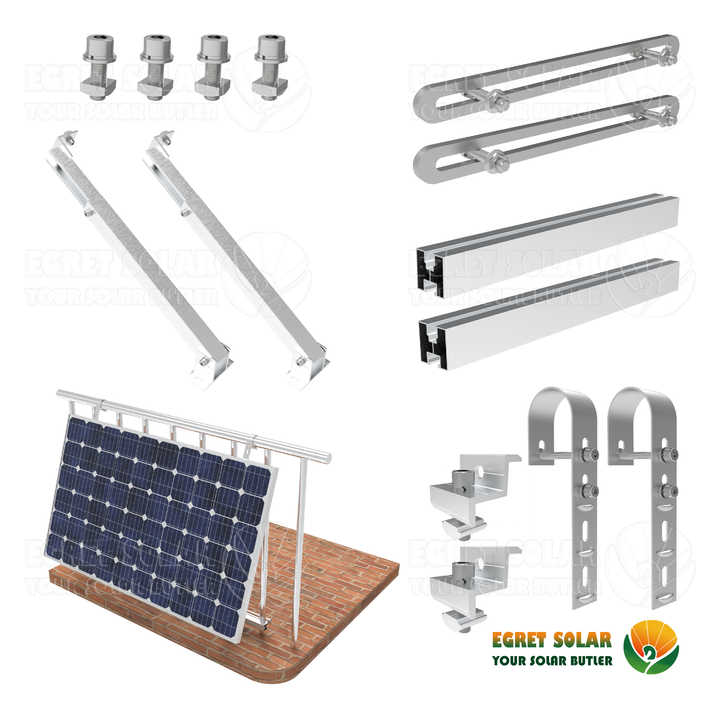 China OEM Easy Solar Kit for Balcony Power Plant Solar Balcony Brackets ...