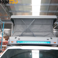 Huntoo Remorque de camping 4x4 de haute qualité pour overlanding, camping-car moderne en aluminium, camping-car pliable pour pick-up