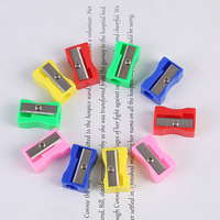 Taille-crayon rectangulaire en plastique petit format, directement de l'usine, 641, fournitures scolaires pratiques