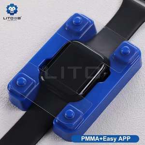 LITO – Film de <span class=keywords><strong>protection</strong></span> en verre trempé flexible pour iwatch, pour <span class=keywords><strong>apple</strong></span> <span class=keywords><strong>watch</strong></span> <span class=keywords><strong>6</strong></span> 7 8 <span class=keywords><strong>44mm</strong></span> 40mm 41mm 45mm - Product Image 4