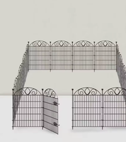 Clôture temporaire robuste pour chien de grande taille, en métal galvanisé, facilement assemblable, réutilisable, taille et couleur personnalisables