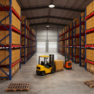 מדפי פלדה ברמה מסחרית, מתכווננים וניתנים להתאמה אישית, לאחסון מאובטח בחנות ובמחסן - Product Image 4