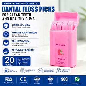 Vente en gros d'usine de bâtonnets de <span class=keywords><strong>fil</strong></span> <span class=keywords><strong>dentaire</strong></span> en plastique colorés aromatisés à la menthe, personnalisables en vrac - Product Image 6