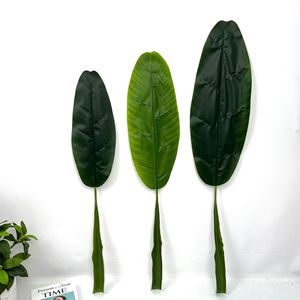 Cây Nhân Tạo Lá Thân Duy Nhất Lá Chuối Sắp Xếp Cây Nhân Tạo Màu Xanh Lá Cây Lá Cho Trang Trí - Product Image 2
