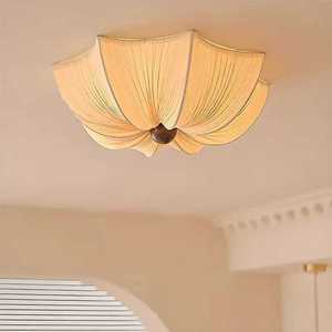 Luminaire suspendu Aldwin <span class=keywords><strong>en</strong></span> <span class=keywords><strong>tissu</strong></span> <span class=keywords><strong>pour</strong></span> plafond, style minimaliste moderne Wabi Sabi, <span class=keywords><strong>pour</strong></span> salon, <span class=keywords><strong>chambre</strong></span> à coucher, restaurant - Product Image 1