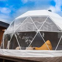 Dôme de glamping igloo personnalisé, nouveau design 2025, tente dôme géodésique en PVC pour l'extérieur, maison dôme de luxe pour hôtel