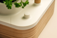 Mini système hydroponique ABS de 2e génération avec chargement USB pour usage domestique/bureau, plantes d'intérieur et de cuisine