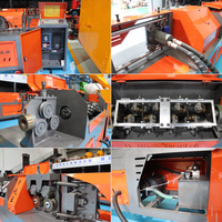 Machine de découpe et de redressement automatique à fréquence variable CNC pour barres d'acier, avec conversion de fréquence hydraulique