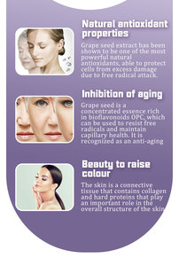 Gluten-miễn phí Bưởi chiết xuất hạt viên nang thực vật có ý thức thảo dược bổ sung cho người lớn thúc đẩy tăng trưởng tóc - Product Image 3