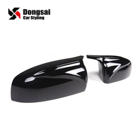 Copri Specchietti Laterali Stile M per BMW X5 E70 X6 E71 2007-2014, Set di Calotte Specchietti Retrovisori in Plastica ABS Lucida Nera