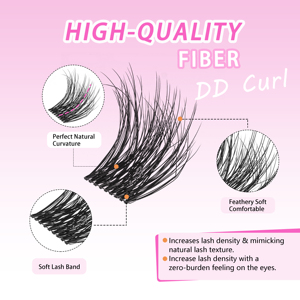 Faux cils cheveux à cheveux, 20 paires de faux cils, faux cils 3D en vison, faux cils naturels en gros - Product Image 2