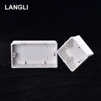 Boîte de jonction électrique étanche en PVC couvercle de boîtier de boîtier de commutateur intérieur/extérieur pour la sécurité des câbles de câblage domestiques