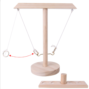 Wooden Hook Board Toy Montessori Toy <strong>Ring</strong> <strong>Toss</strong> Across Hook <strong>Drinking</strong> <strong>Game</strong> for <strong>Drinking</strong> Party <strong>Ring</strong> <strong>Toss</strong> <strong>Game</strong> - Product Image 4