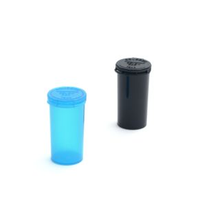 Vente en gros de flacons de pilules en plastique de forme cylindrique avec couvercle à pression, couleur personnalisée, boîte à presser pour le stockage de médicaments - Product Image 5