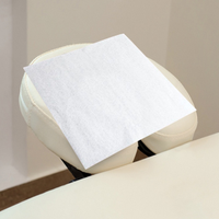 Couverture carrée de berceau d'appui-tête absorbante en papier à texture lisse jetable de 12x12 pouces pour la maison et les hôtels Vente en gros d'usine OEM