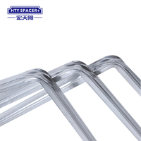 Barres creuses en alliage de butyl de haute qualité, design moderne, économie d'énergie, barre d'espacement en aluminium composite durable et pliable