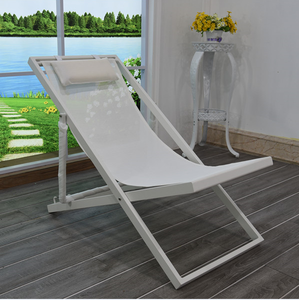 Di Động Ngoài Trời Hồ Bơi Sunbed Đồ Nội Thất Có Thể Gập Lại Sun <span class=keywords><strong>Lounger</strong></span> Nhôm Bãi Biển Boong Ghế - Product Image 5