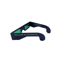 Lunettes en papier 3D de décodeur d'espion de message caché bon marché à vendre