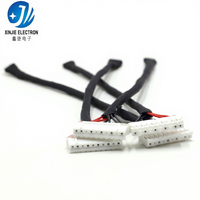 Arnés de Cables con Conector Recubierto de Tela Trenzada, Funda Trenzada Resistente a la Abrasión para Cableado Interno de Equipos Electrónicos