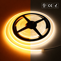 Iluminación para Hoteles y Museos, Tira de LED COB de 640 LED/m, CRI90, 2700K-6500K, DC24V, Regulable, Flexible, Cortable, 5M/10M, IP20
